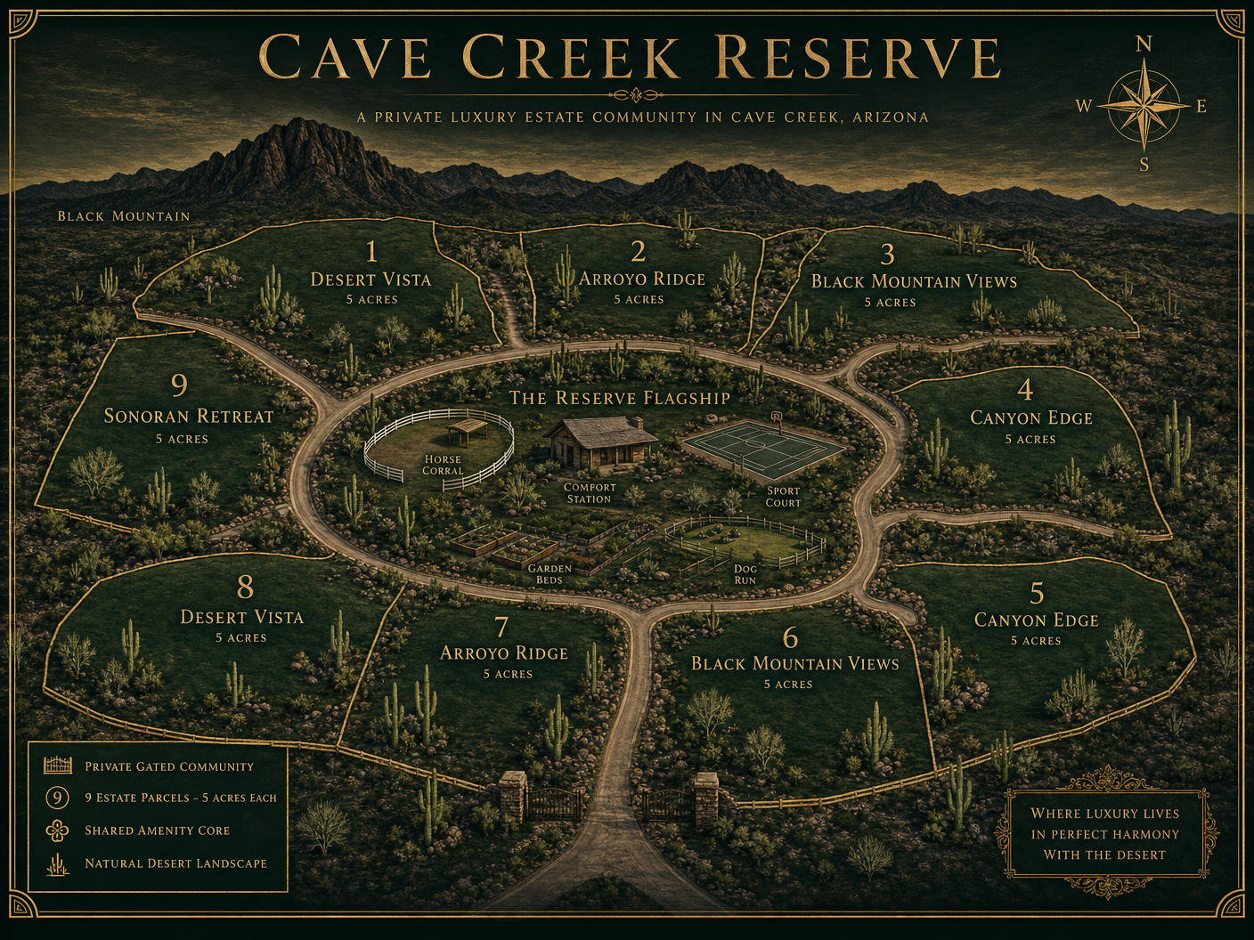 Cave Creek Reserve Community Rendering